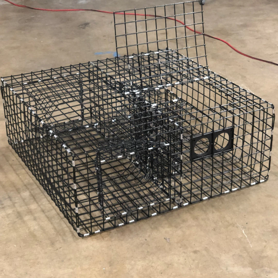 Lobster Port Trap Company COMMERCIAL FISHING Commercial Crab Trap 2X2 Inch Mesh 3 Lobster Port Trap Company COMMERCIAL FISHING Commercial Crab Trap 2X2 Inch Mesh