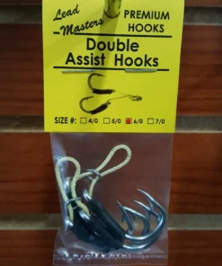 FISHING TACKLE Lead Masters Double Assist Hooks