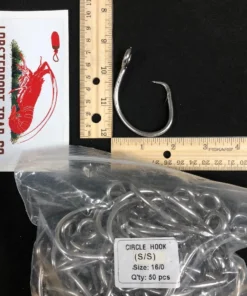LP Fishing Supply FISHING TACKLE Commercial Tuna Circle Hooks Stainless Steel