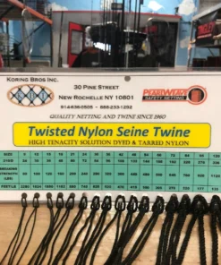 Koring Bros Twisted Tarred Nylon Seine Twine