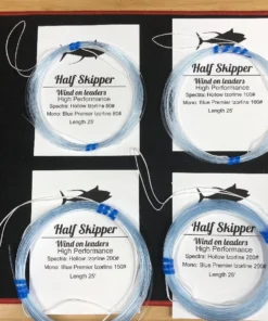 FISHING TACKLE Half Skipper Hollow Braid Wind On Leader