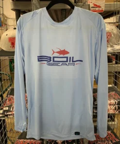 FISHING AND OUTDOOR APPAREL Boil Gear Performance UPF50+ Tech Wear Long Sleeve