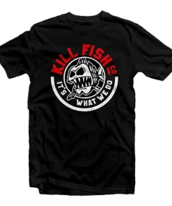 Kill Fish Co. FISHING AND OUTDOOR APPAREL KILLFISH CO. "Round" Black T-Shirt