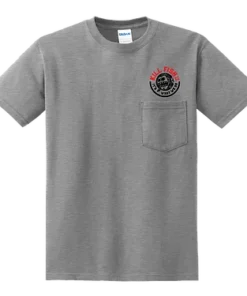 Kill Fish Co. KILLFISH CO. "Round" Heather Grey Pocket T-Shirt