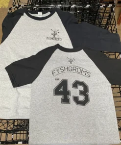 Fishgroms "The 43" 3/4 Sleeve Youth Shirt FISHING AND OUTDOOR APPAREL