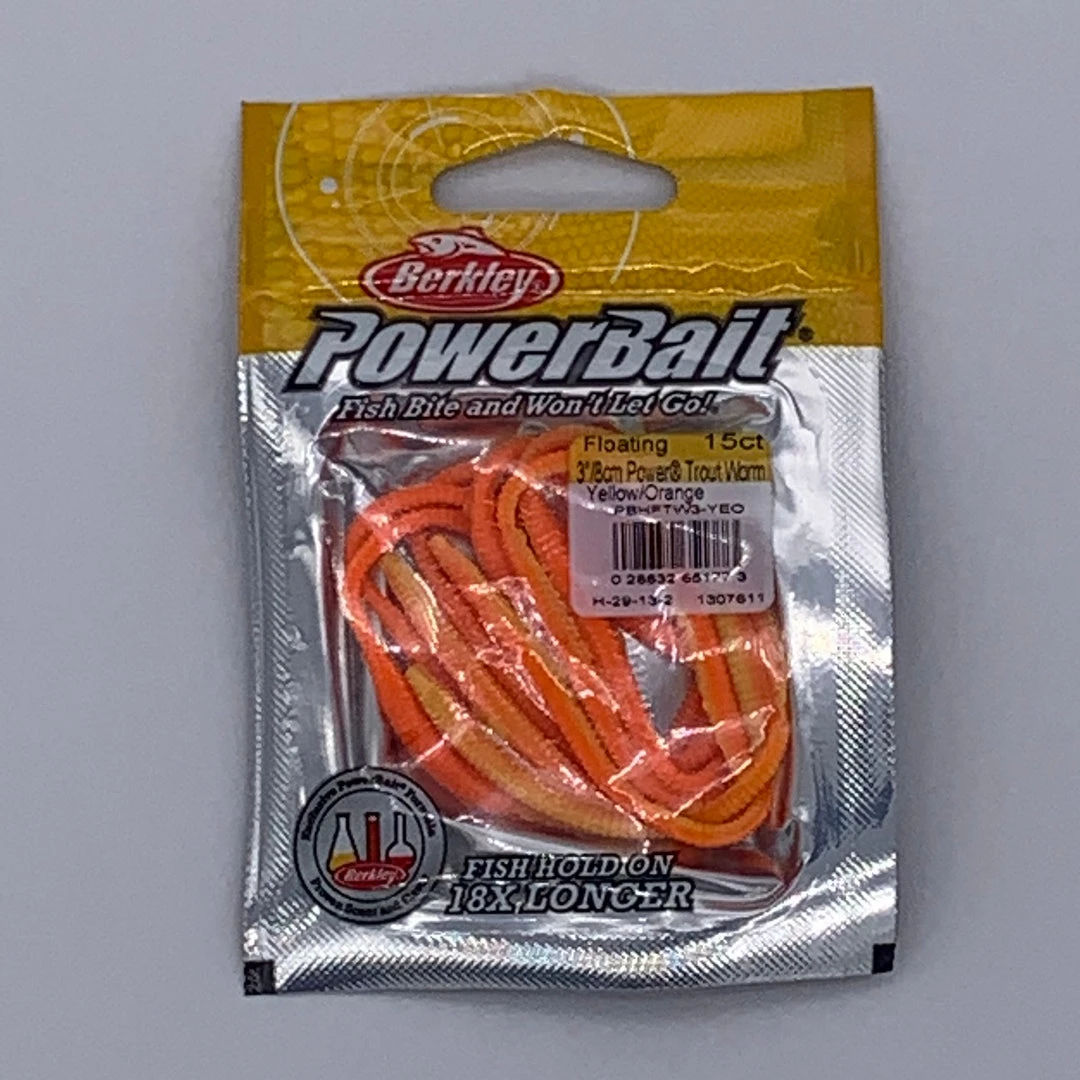 Berkley FISHING TACKLE PowerBait Power Floating Trout Worm 4 Berkley FISHING TACKLE PowerBait Power Floating Trout Worm