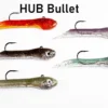 Hookup Baits HUB 4.5" Trolling Tube Baits With Owner 3X Strong Hook FISHING TACKLE 2 Hookup Baits HUB 4.5" Trolling Tube Baits With Owner 3X Strong Hook FISHING TACKLE