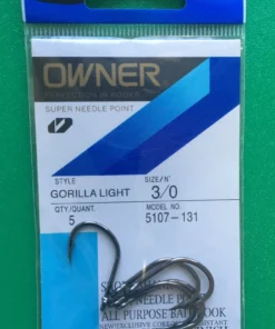 FISHING TACKLE Owner Gorilla Light Hook