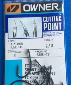 Owner Flyliner Live Bait Hook FISHING TACKLE