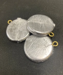 Lead Masters Silver Dollar No Roll Sinker FISHING TACKLE