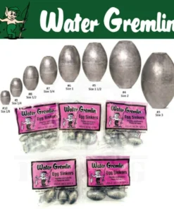 FISHING TACKLE Egg Sinker By Water Gremlin
