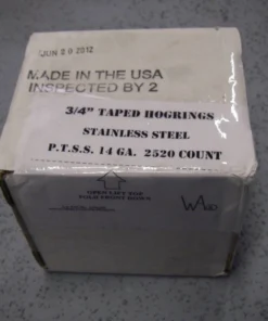 WA Machine COMMERCIAL FISHING Wematic Taped Hog Ring Cartridges