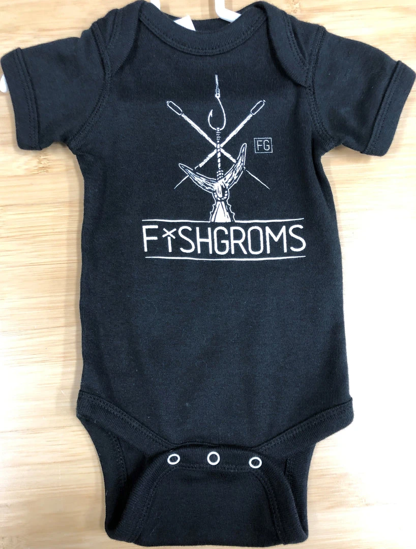 FISHING AND OUTDOOR APPAREL Fishgroms Baby Onesie 5 FISHING AND OUTDOOR APPAREL Fishgroms Baby Onesie