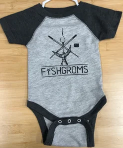 Fishgroms Baby Onesie Jersey Sleeves FISHING AND OUTDOOR APPAREL