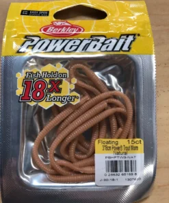 Berkley FISHING TACKLE PowerBait Power Floating Trout Worm 17 Berkley FISHING TACKLE PowerBait Power Floating Trout Worm
