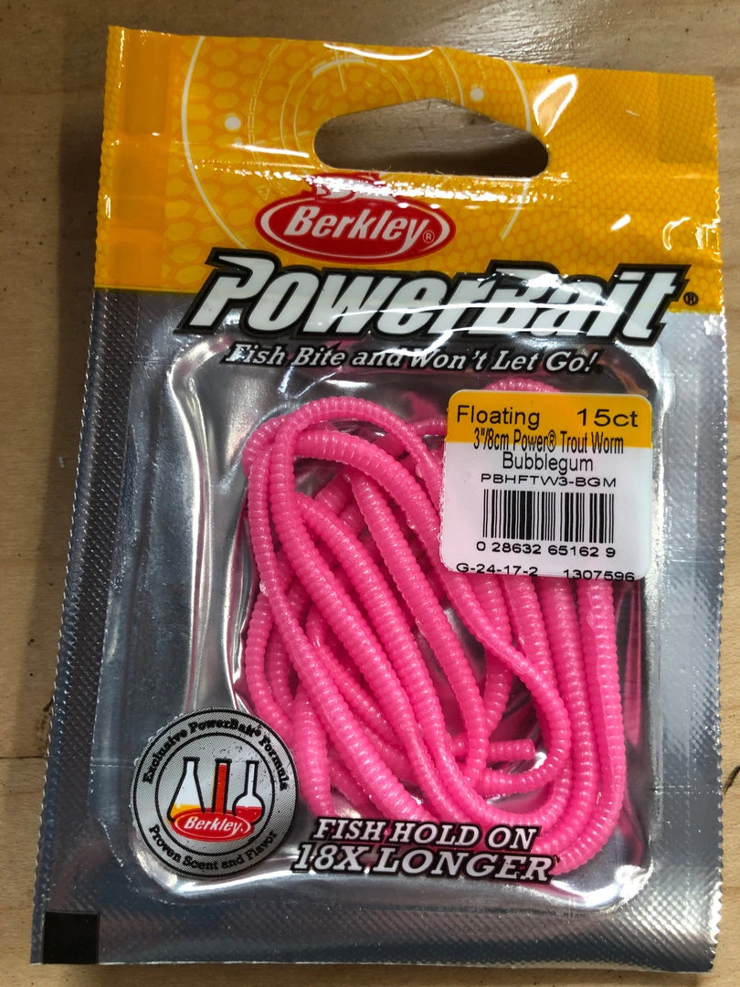 Berkley FISHING TACKLE PowerBait Power Floating Trout Worm 3 Berkley FISHING TACKLE PowerBait Power Floating Trout Worm
