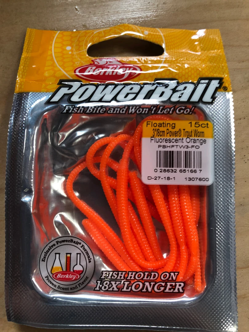 Berkley FISHING TACKLE PowerBait Power Floating Trout Worm 7 Berkley FISHING TACKLE PowerBait Power Floating Trout Worm