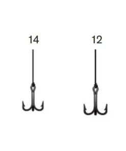Pucci Snelled Treble Hooks FISHING TACKLE